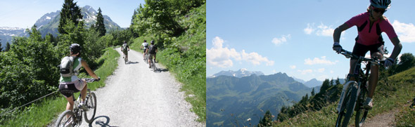 Mountainbikestrecken © Kleinwalsertal Tourismus/FrankDrechsel